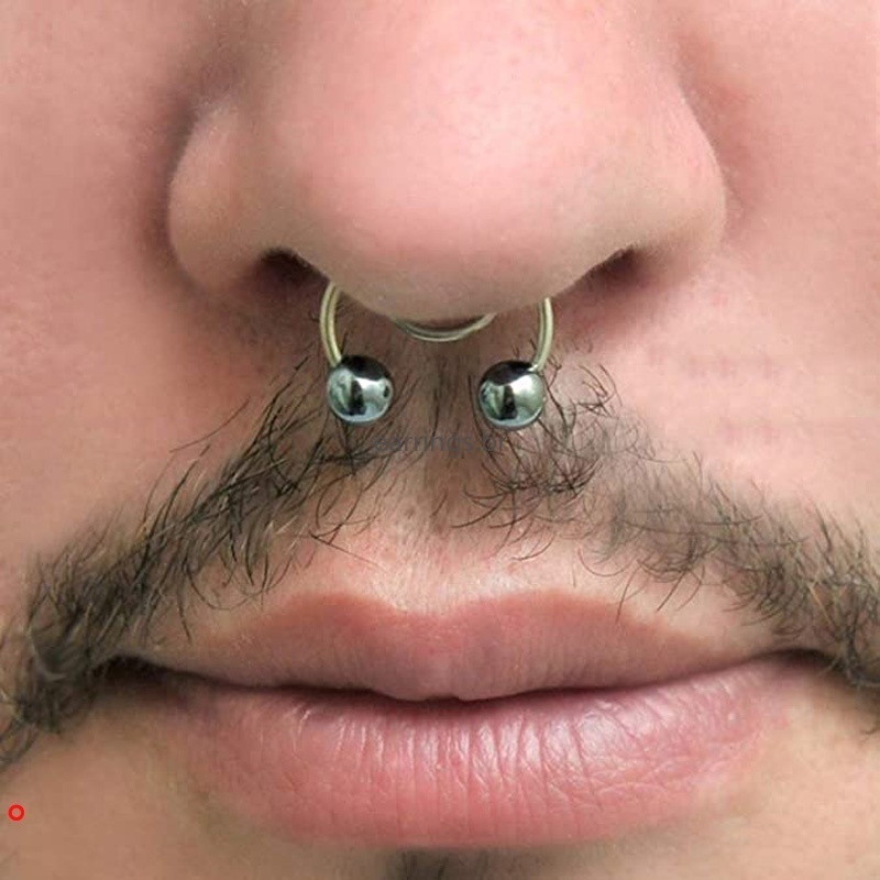 Phụ kiện khuyên giả kẹp mũi làm đẹp dành cho nam và nữ