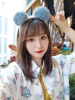 Bờm cài tóc tai gấu cute