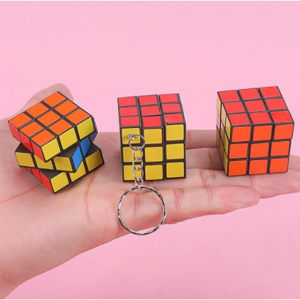 [ĐỒ CHƠI TRẺ EM] Móc Khóa Rubik 3cm x 3cm Thú Vị