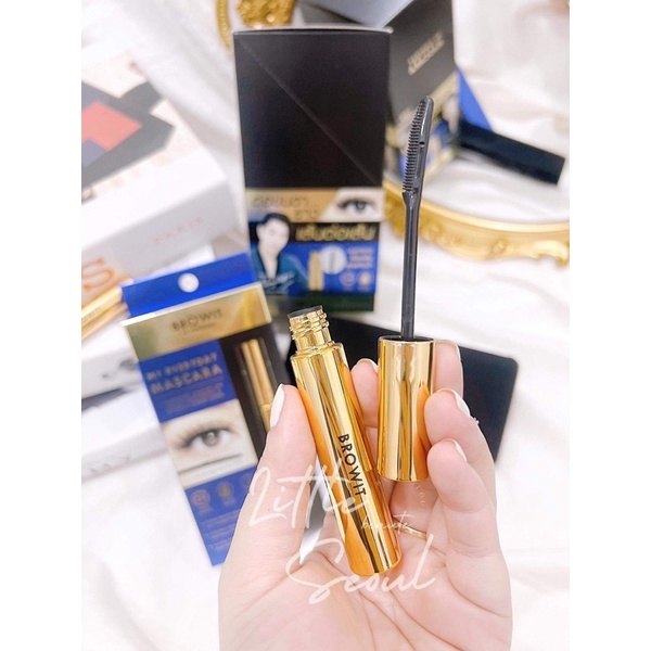 Mascara Browit Nongchat Thái Làm Dày Dài Mi, Làm Cong Mi Chuyên Dụng Cho Makeup
