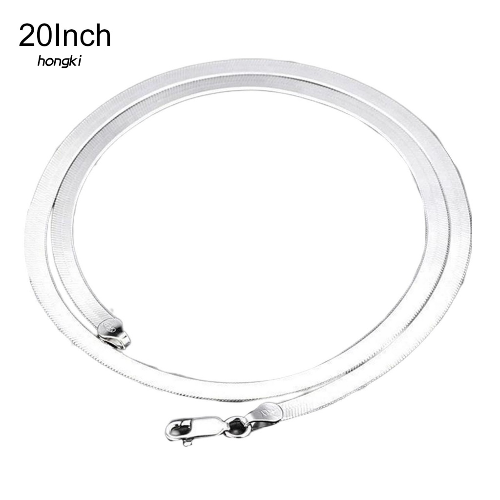 Vòng Cổ Choker Thiết Kế Dạng Dây Xích Mạ Bạc Sáng Bóng