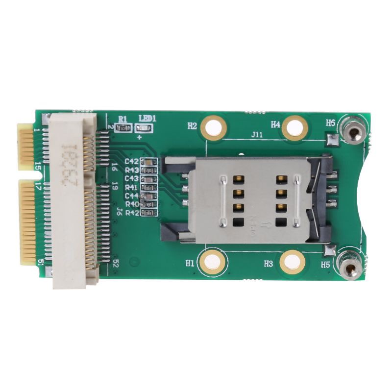 H.S.V✺Mini PCI-E Adapter with SIM Card Slot for 3G/4G WWAN LTE GPS Card Mini PCI-e Adapter