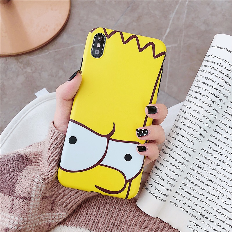 Ốp lưng iphone Nhà simpson trơn 5/5s/6/6plus/6s/6splus/7/7plus/8/8plus/x/xr/xs/11/12/pro/max/plus/promax - Awifi M2-2