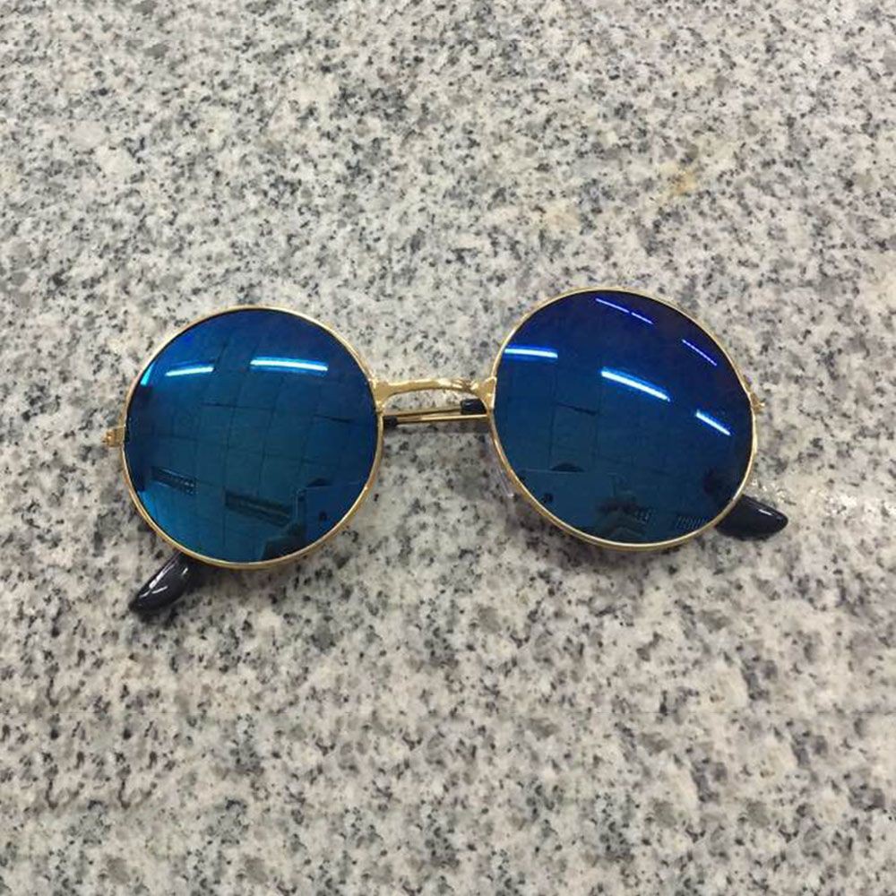 Kính mát tròn tráng gương phong cách retro | BigBuy360 - bigbuy360.vn