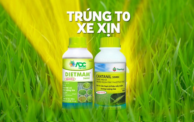 Thuốc trừ cỏ hậu nảy mầm CANTANIL 550EC 480ml