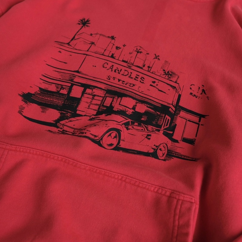 Áo nỉ có mũ loang màu HLW Candles Studio | BigBuy360 - bigbuy360.vn