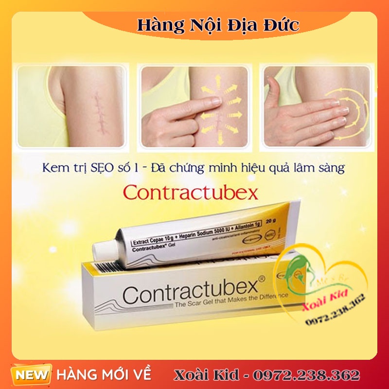 KEM LÀM MỜ SẸO CONTRACTUBEX CỦA ĐỨC Đủ Bill