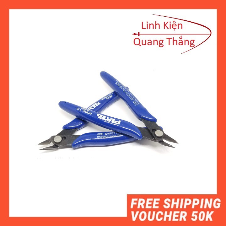 Kìm Cắt Chân Linh Kiện PLATO 125mm - linhkienmh