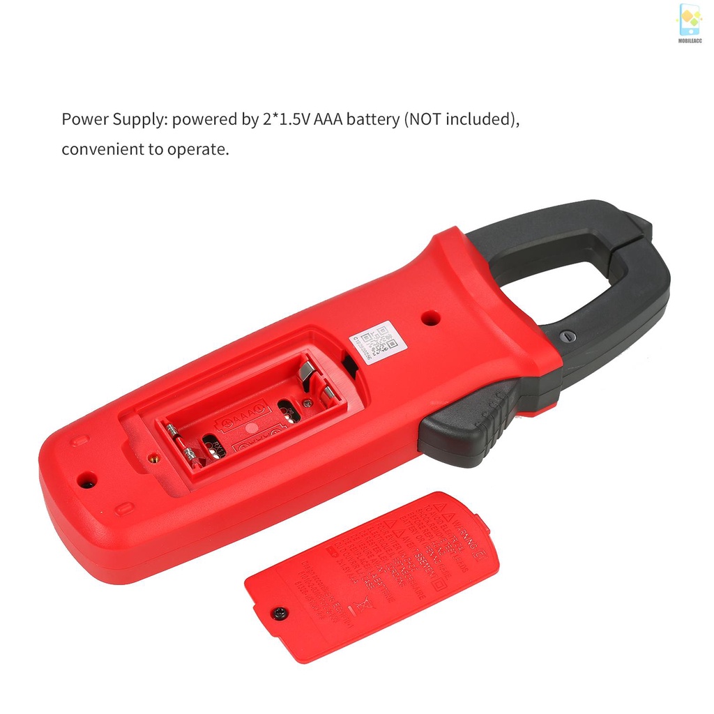 Kẹp Vạn Năng Kế UNI-T UT204 + 6000 Kỹ Thuật Số NCV AC / DC 40~1000 Chuyên Dụng°C Ống Hút Chịu Nhiệt Chất Lượng Cao
