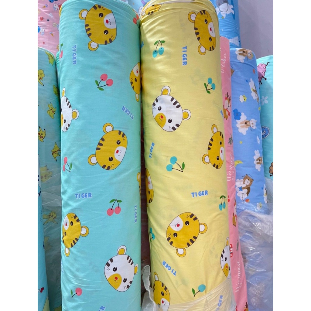 Vải thô lụa hình thú nhiều mẫu