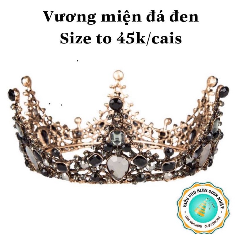 [Freeship] 2 Vương miện trang trí bánh kem, phụ kiện sinh nhật