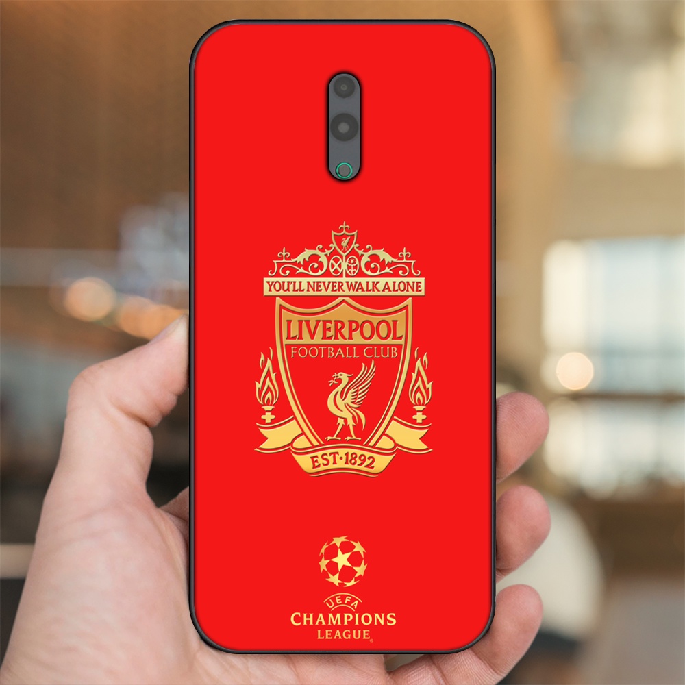 Ốp lưng Oppo Reno viền đen in hình Liverpool FC