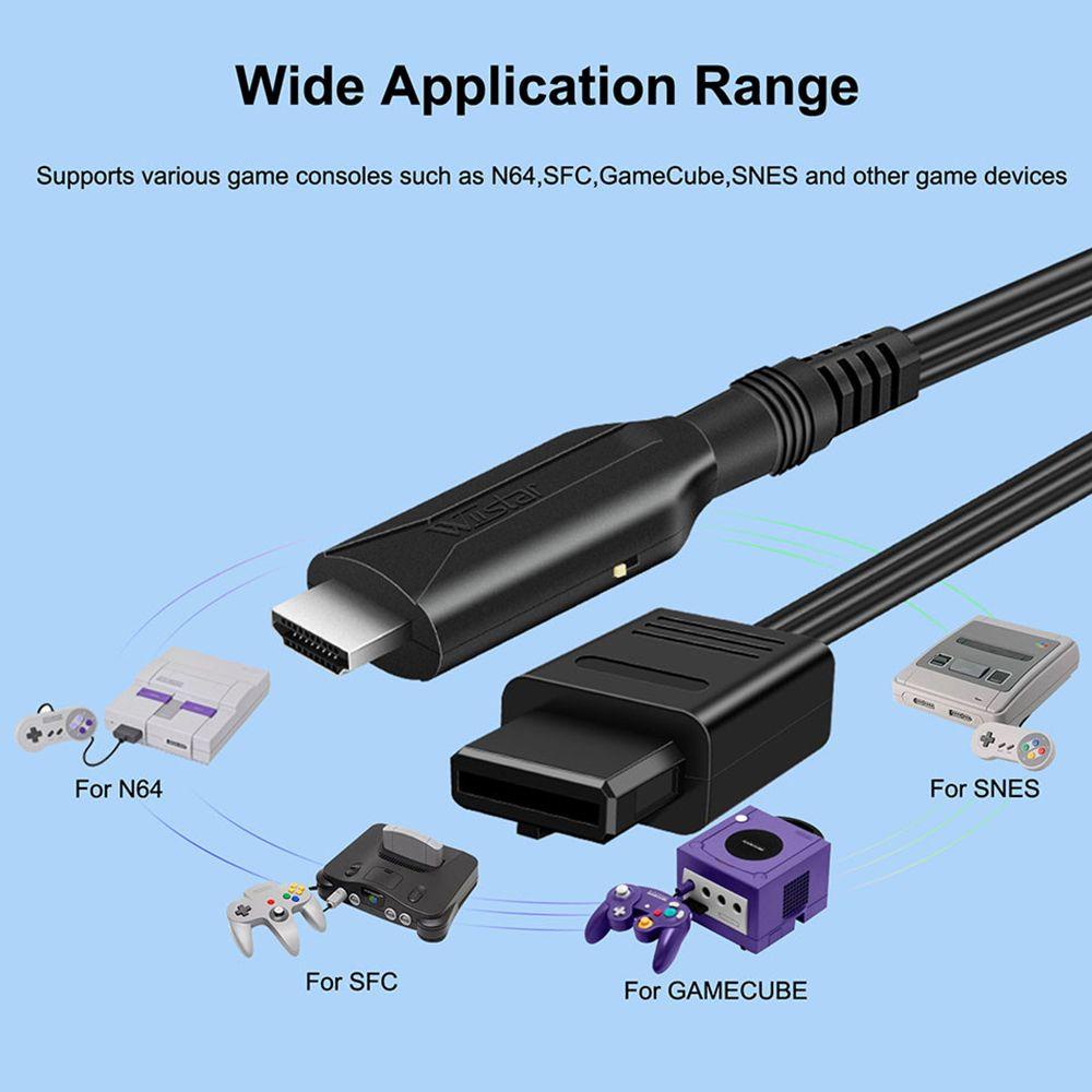 MYRONGVN Bộ Chuyển Đổi Cho Nintendo N64 Super SNES / NGC HD N64