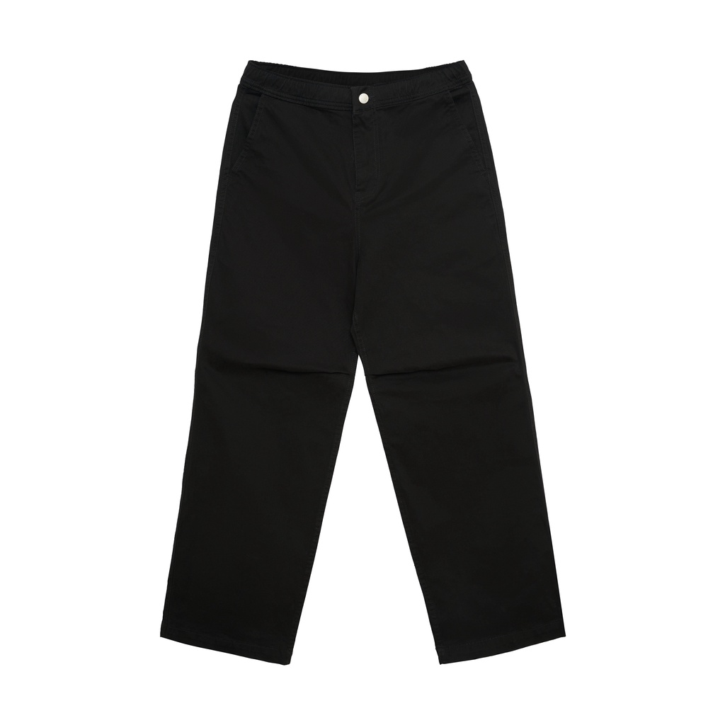 Quần dài STRESSMAMA KHAKI WIDE LEG PANTS - BLACK