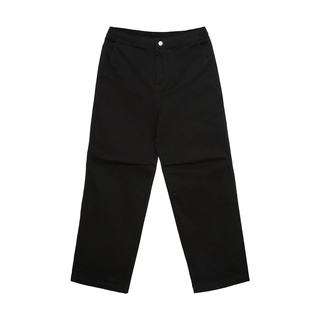 Quần dài stressmama khaki wide leg pants - black