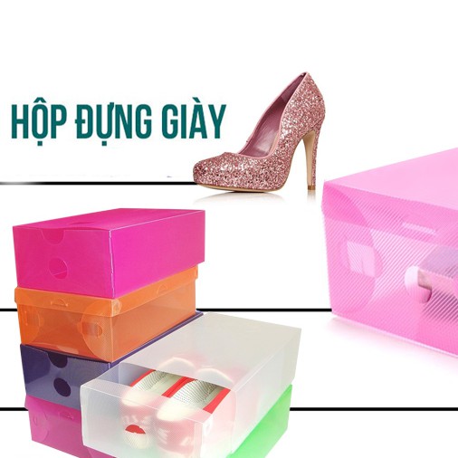 Combo 5 Hộp Đựng Giày Trong Suốt Bảo Vệ Giày Bạn