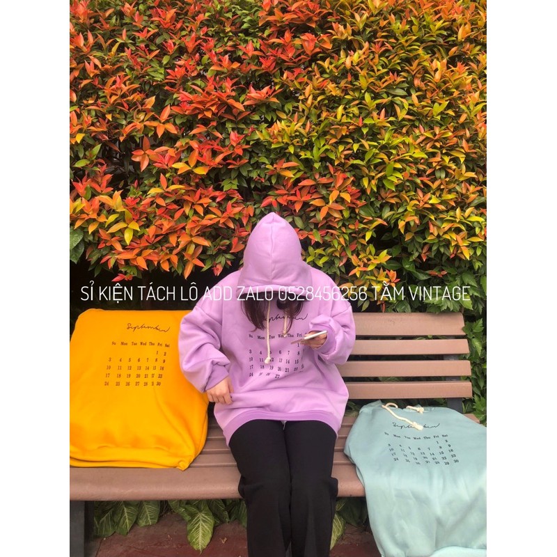 ÁO NỈ BÔNG 2 LỚP MŨ SIÊU RỘNG OVERSIZE | BigBuy360 - bigbuy360.vn