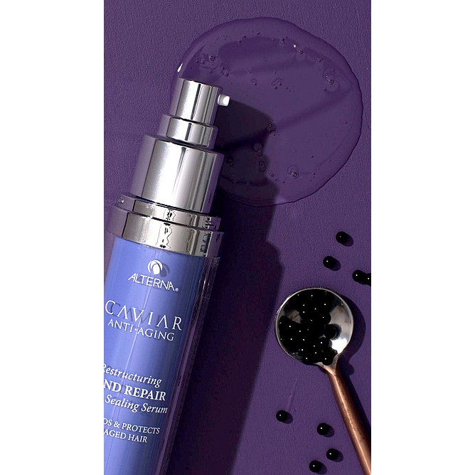 Tinh Chất Dưỡng Tóc Tái Tạo Phục Hồi Dành Cho Tóc Hư Tổn ALTERNA  Caviar Retructuring Bond Repair 3-IN-1 Sealing Serum