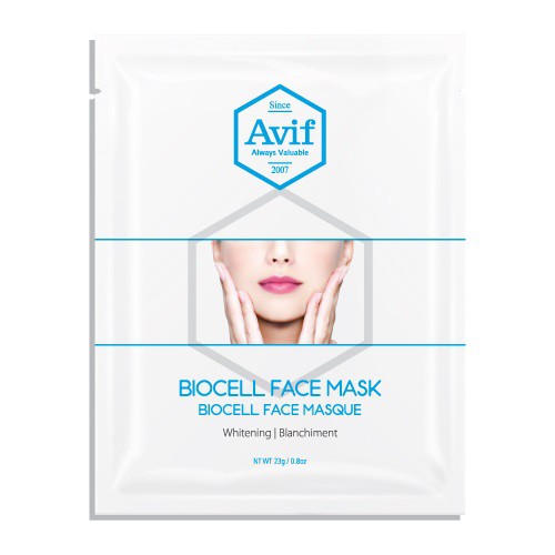 Mặt Nạ Sinh Học Dưỡng Trắng Da Chuyên Sâu Avif Biocell Whitening