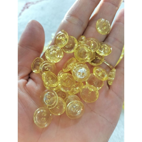 Đế hoa nhỏ 10mm màu vàng làm hoa pha lê