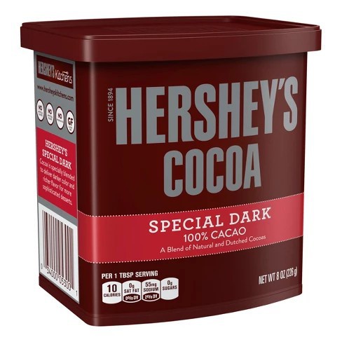 -- CACAO HERSHEY NGUYÊN CHẤT 100% USA - BỘT CACAO NGUYÊN CHẤT - KHỐI LƯỢNG 226GR