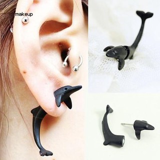 1 Bông tai cá heo 3D thời trang nữ cá tính