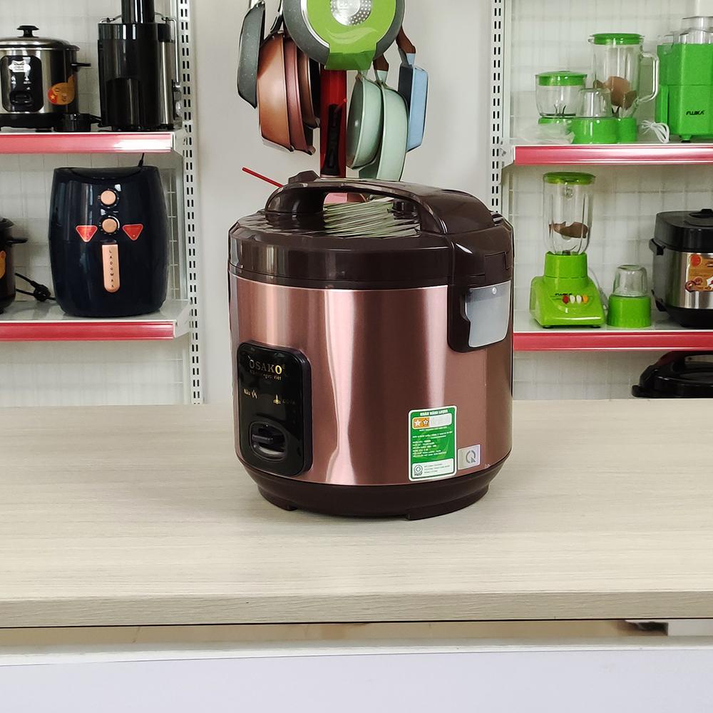 [Chính hãng] Nồi cơm điện 2.2L Osako OCD-202 kèm xửng hấp, nấu cơm cho gia đình trên 6 người ăn