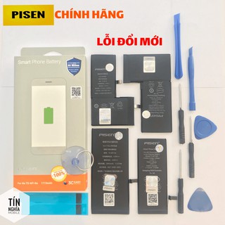 Pin Iphone [Chính Hãng PISEN] 5/ 5s/ 6/ 6p/ 6s/ 6sp/ 7/ 7p/ 8/ 8p/ X  Chính Hãng Bảo Hành Toàn Quốc