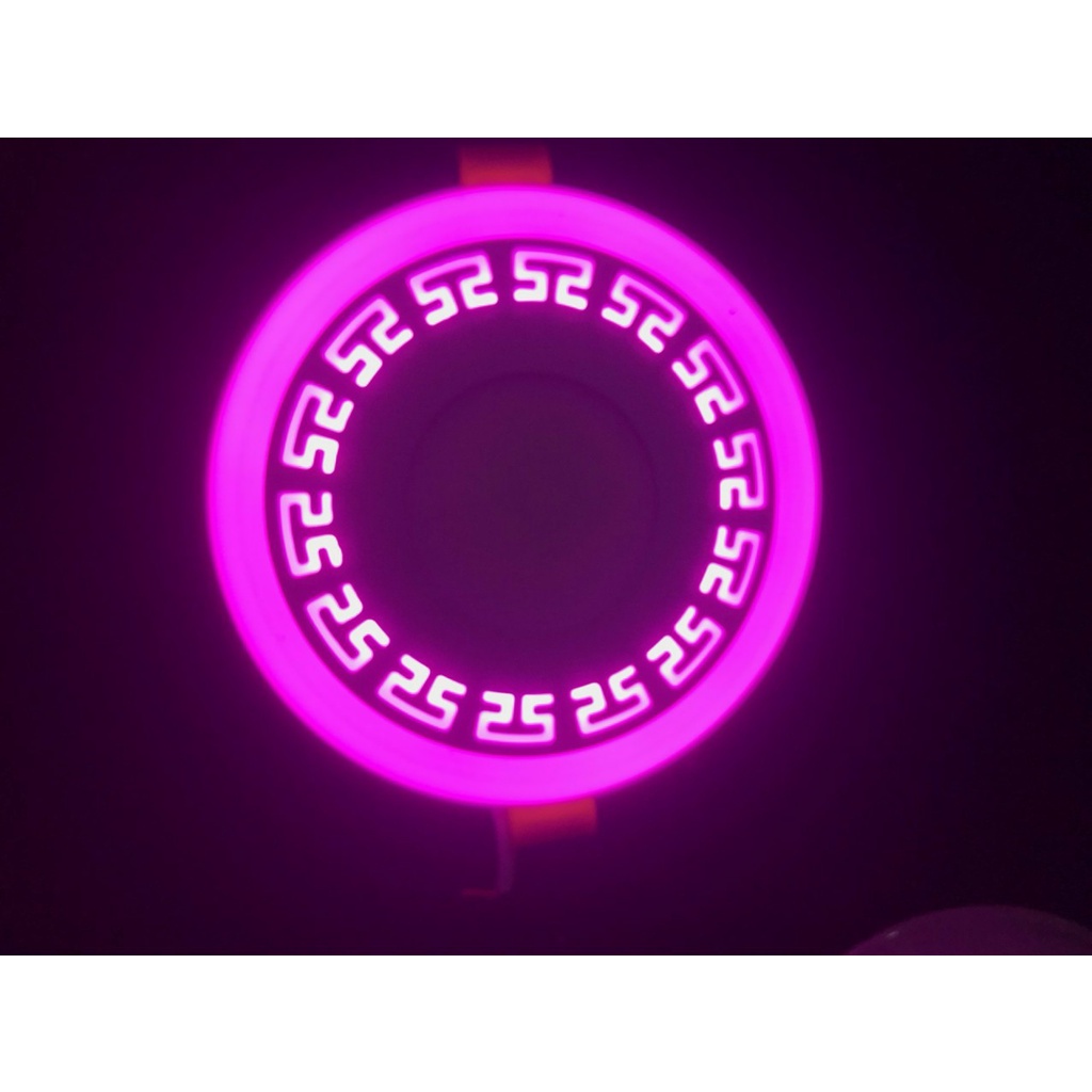 Đèn LED ÂM TRẦN VIỀN MÀU 3 chế độ 3W+3W [BẢO HÀNH 1 NĂM]