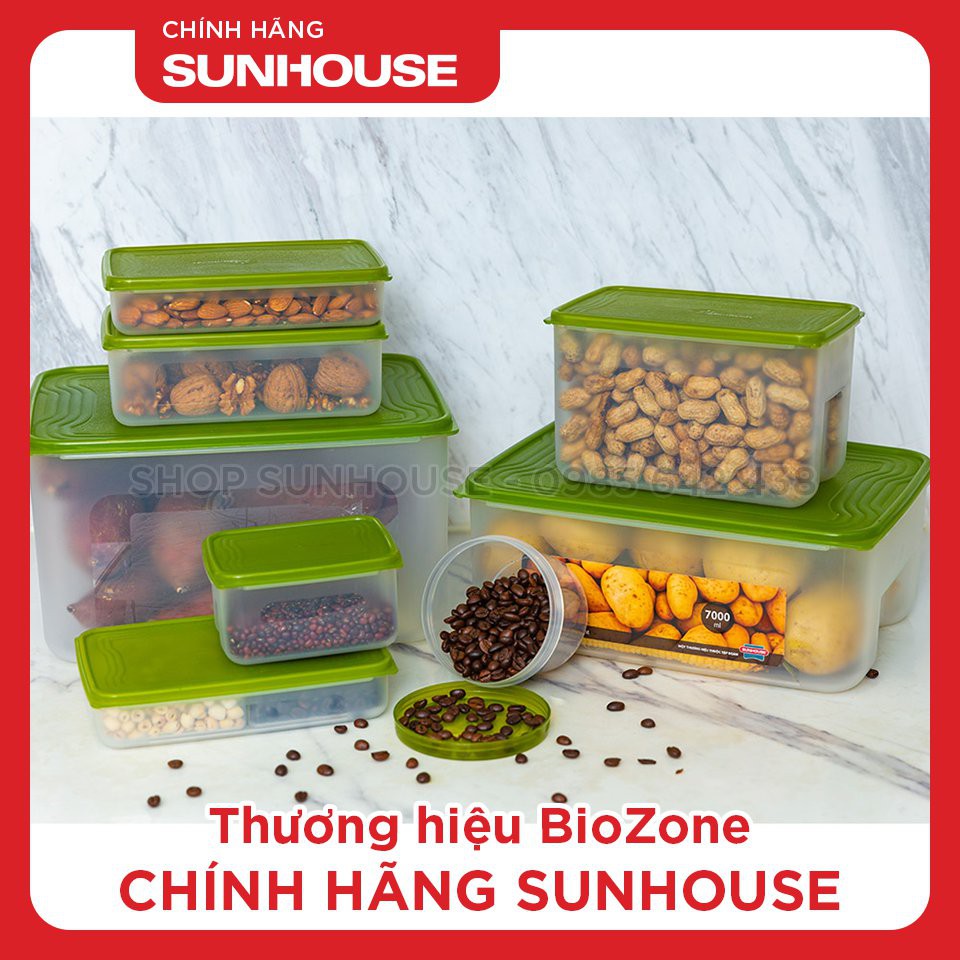 Hộp bảo quản thực phẩm khô BioZone KB-DR500P 500ml | BigBuy360 - bigbuy360.vn