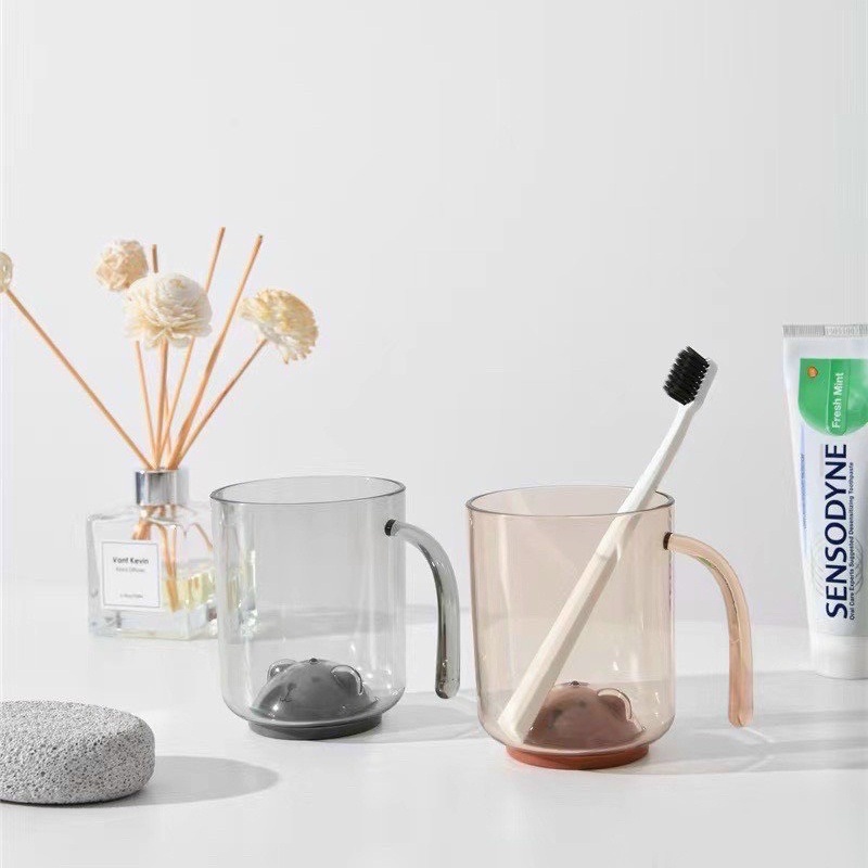 Cốc Nhựa Acrylic Thiết Kế 3D Màu Hổ Phách Sang Trọng