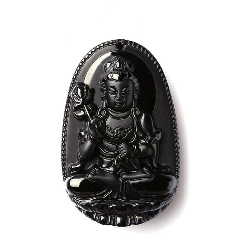 Phật bản mệnh tuổi Ngọ - Đại Thế Chí Bồ Tát đá Obsidian