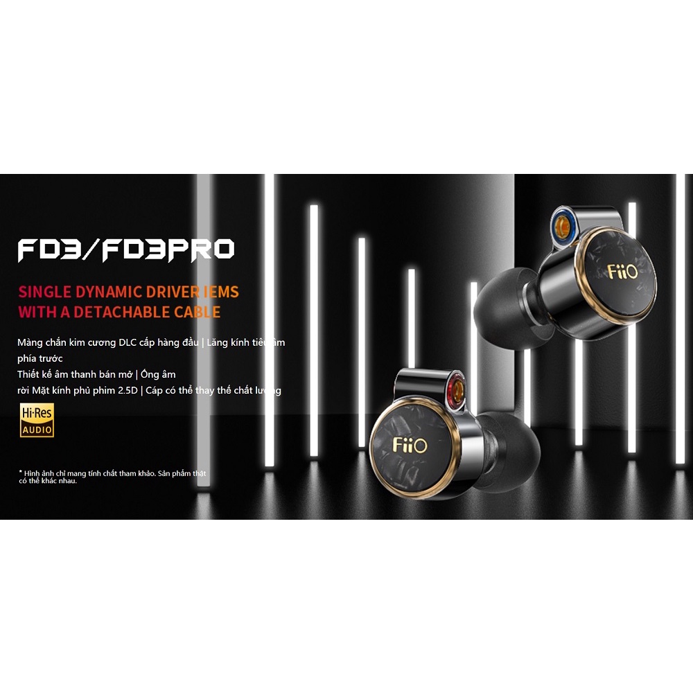 Tai nghe Nhét Tai FiiO FD3 - Chính hãng phân phối