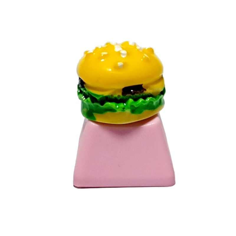 Nút bàn phím cơ OEM Profile R4 hình bánh Hamburger DIY bằng ABS trong suốt | BigBuy360 - bigbuy360.vn