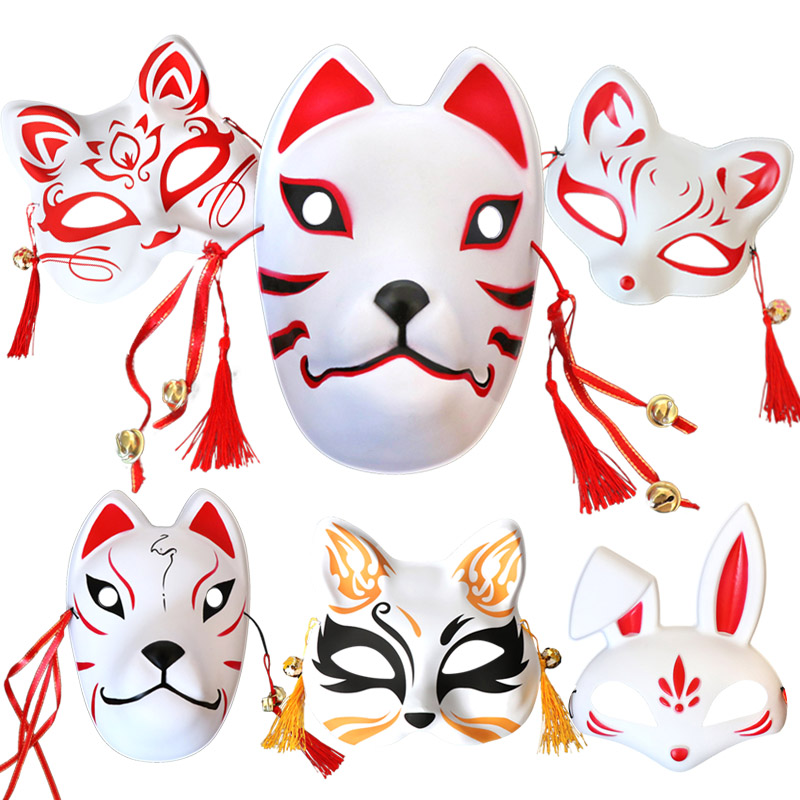 Mặt Nạ Hóa Trang Mèo / Cáo Kiểu Nhật Bản Dễ Thương