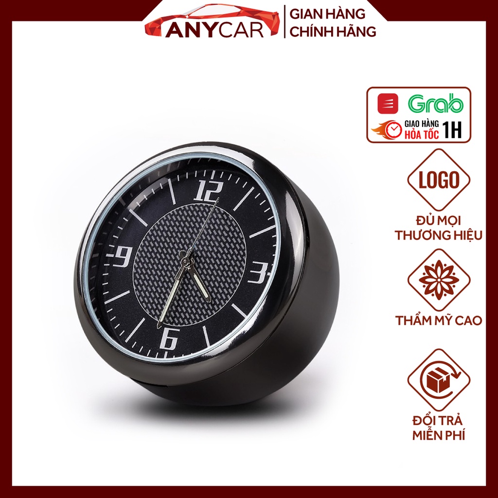 Đồng hồ trang trí nội thất ô tô, xe hơi có thương hiệu đẳng cấp ,thời thượng