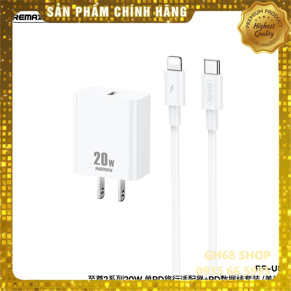 Bộ sạc nhanh iPhone - Remax RP-U5 sạc nhanh chuẩn PD20w