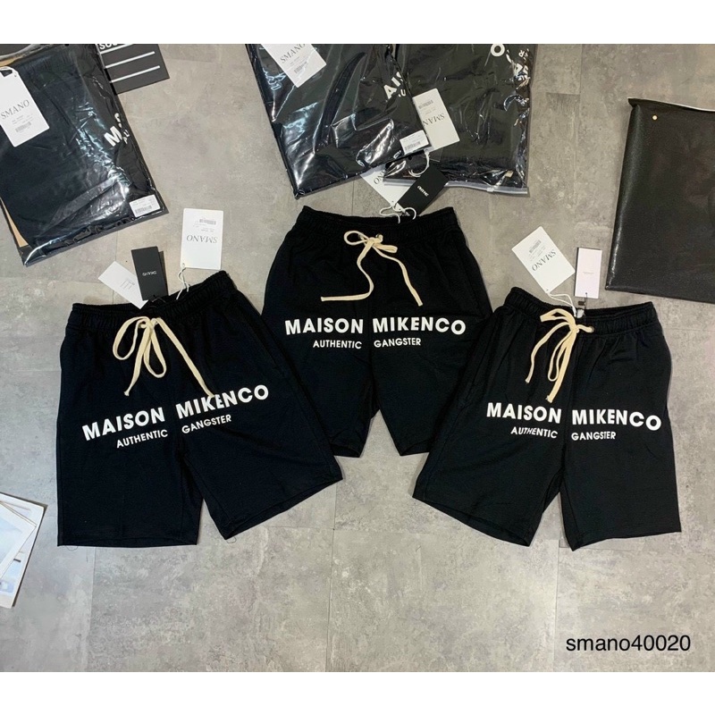 Quần short MIKENCO GANGSTER nỉ da cá PenguinStore , quần short unisex cực sịn sòooo