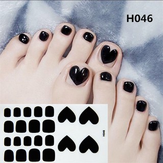 Tấm 22 miếng dán móng chân DIY nghệ thuật