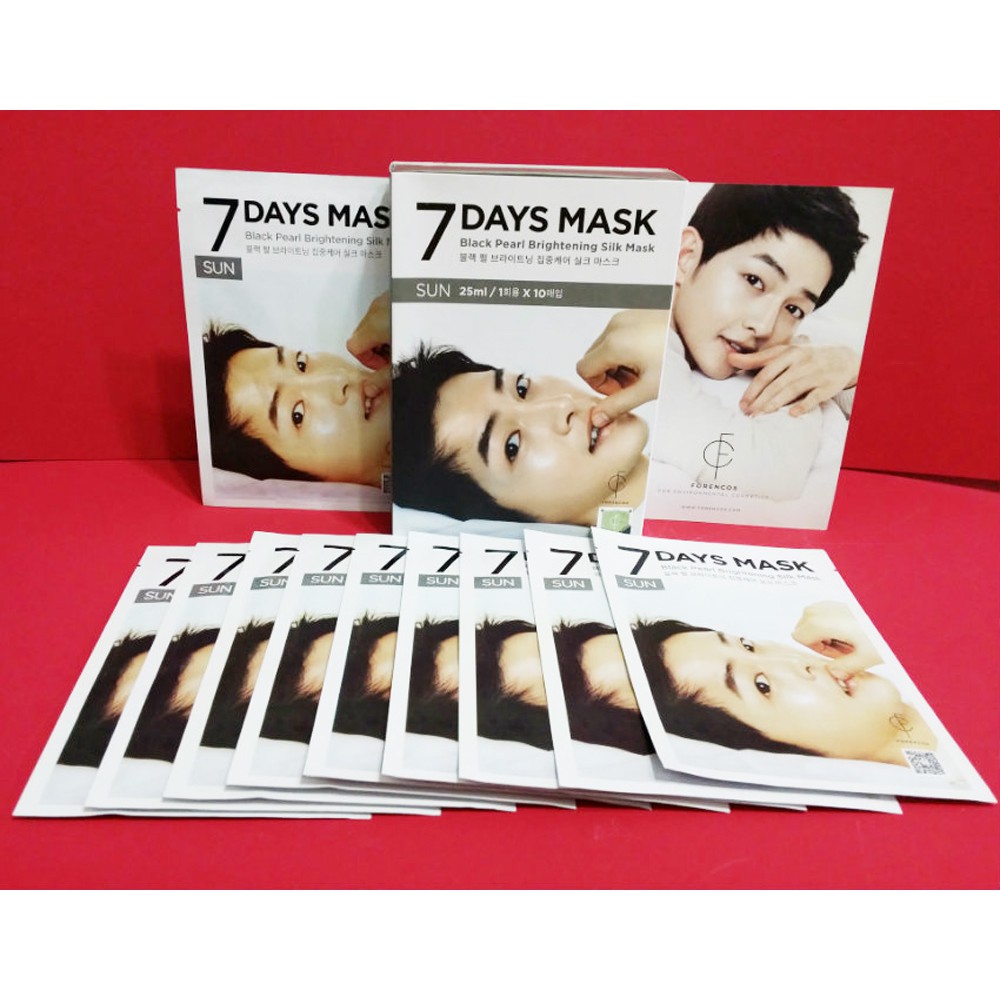 MẶT NẠ DƯỠNG DA 7 NGÀY FORENCOS 7DAYS MASK SONG JOONG KI CHÍNH HÃNG