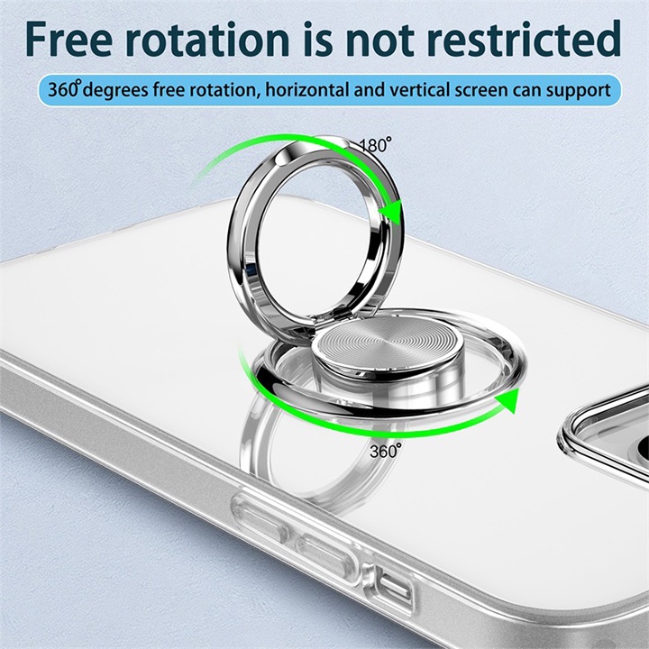 Ốp iPhone trong suốt kèm nhẫn iring cho iPhone 13 Pro Max 12 Pro Max 12 mini 11 Pro Max XS Max XR X 8 7 Plus