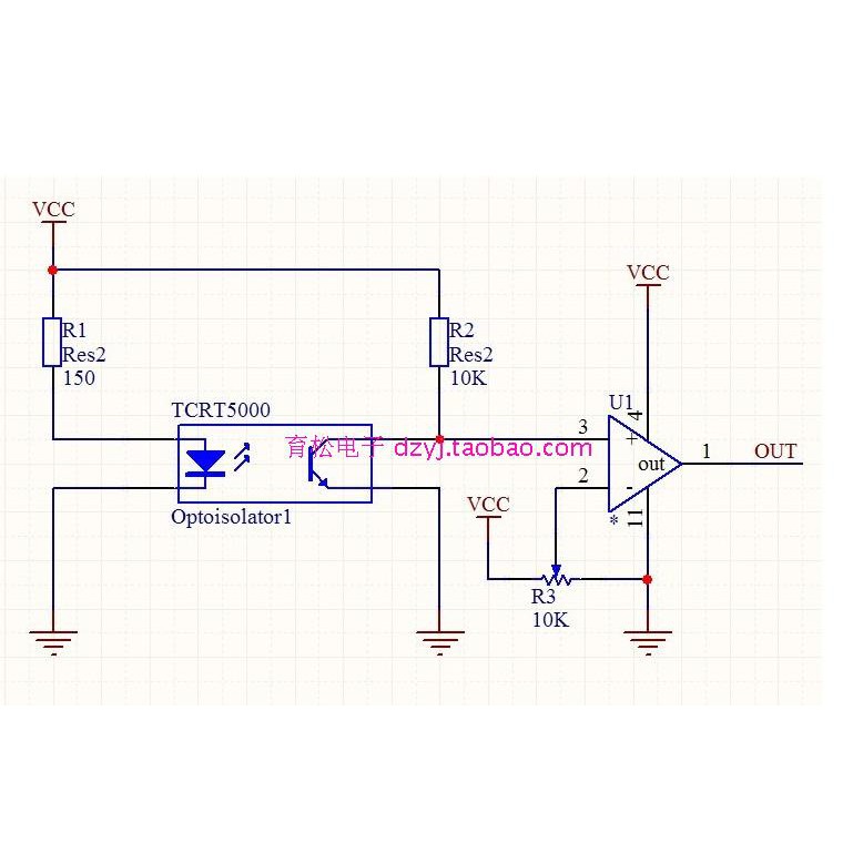 Led hồng ngoại TCRT5000