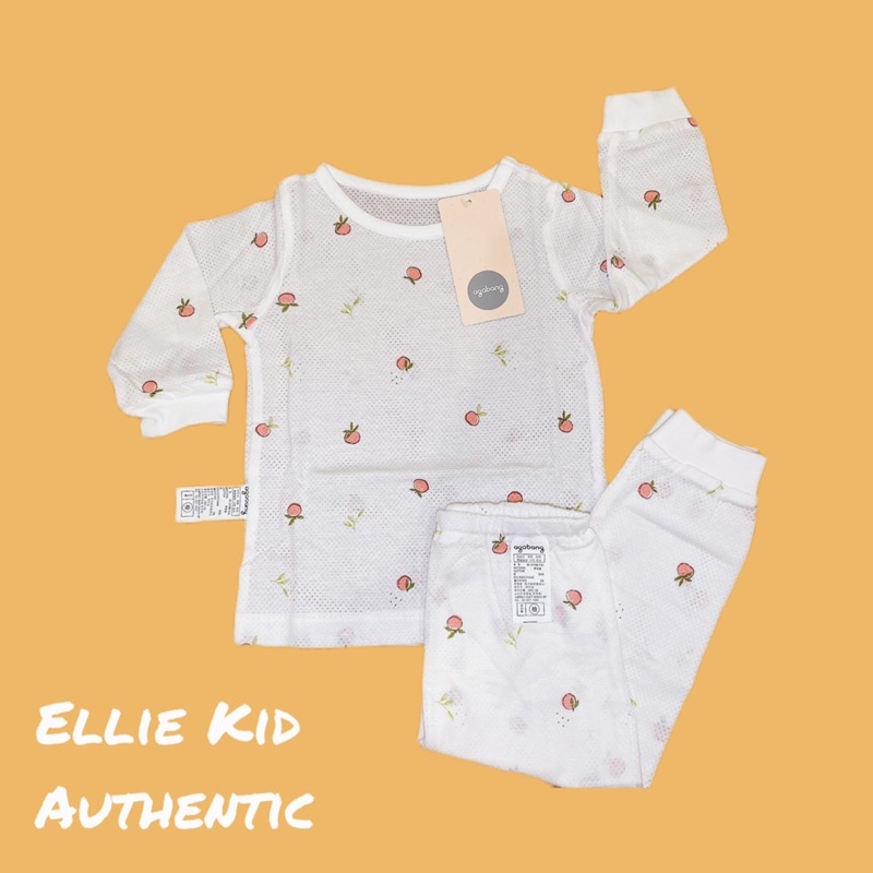 Bộ quần cho bé Agabang cotton organic 100% thương hiệu Hàn Quốc từ 3 tháng - 7 tuổi