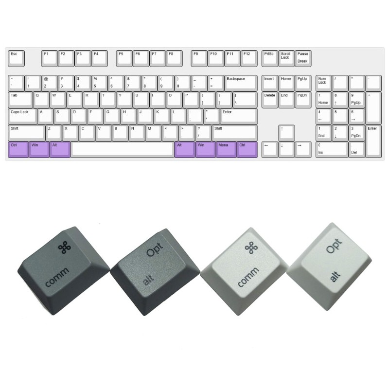 Set 2 Nắp Phím Pbt Thay Thế Chuyên Dụng Cho Bàn Phím Cherry Mx