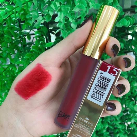 Son Bbia last velvet lip tint màu 15 – Đỏ lạnh base hồng