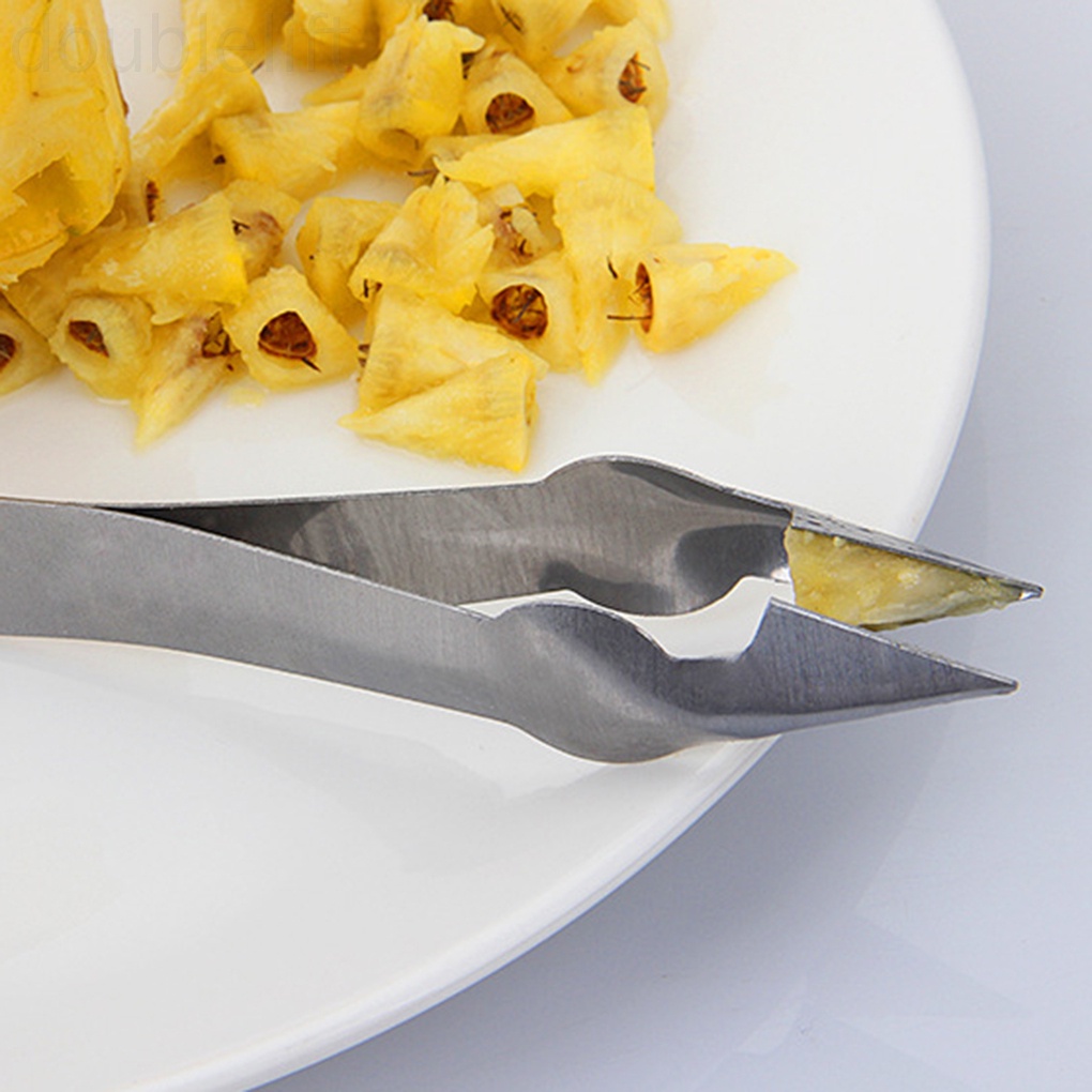 Set 2 Dụng Cụ Lấy Mắt Dứa Làm Từ Thép Không Gỉ Sử Dụng Tiện Lợi