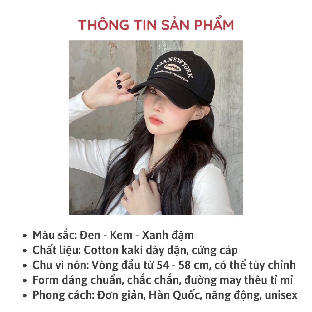 Nón lưỡi trai kết nam nữ unisex xanh lá thêu chữ American cá tính Hàn Quốc Sollle