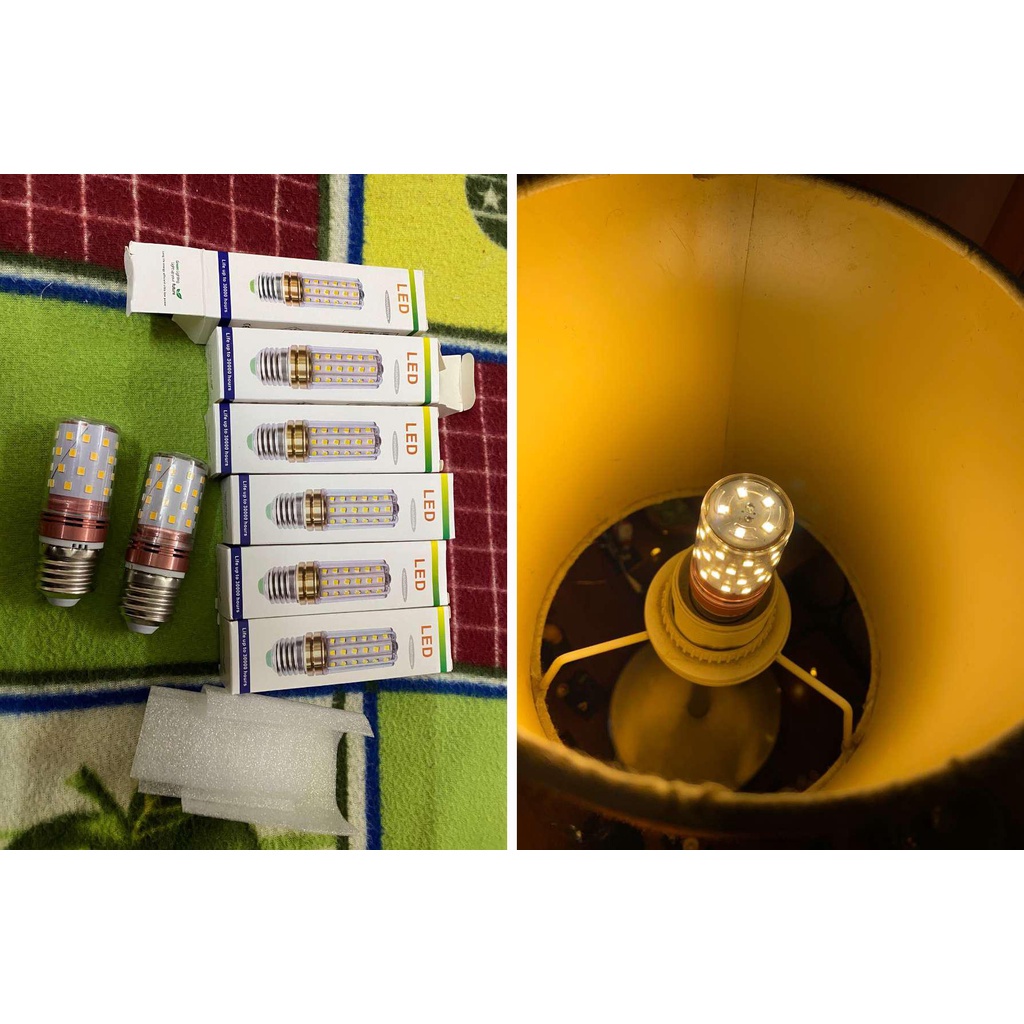 Bóng đèn LED bắp ngô cao cấp với 3 chế độ ánh sáng -