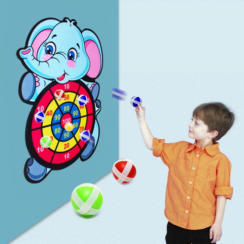 Bảng Ném Phi Tiêu Đồ Chơi Họa Tiết Hoạt Hình Sáng Tạo Dành Cho Trẻ Em