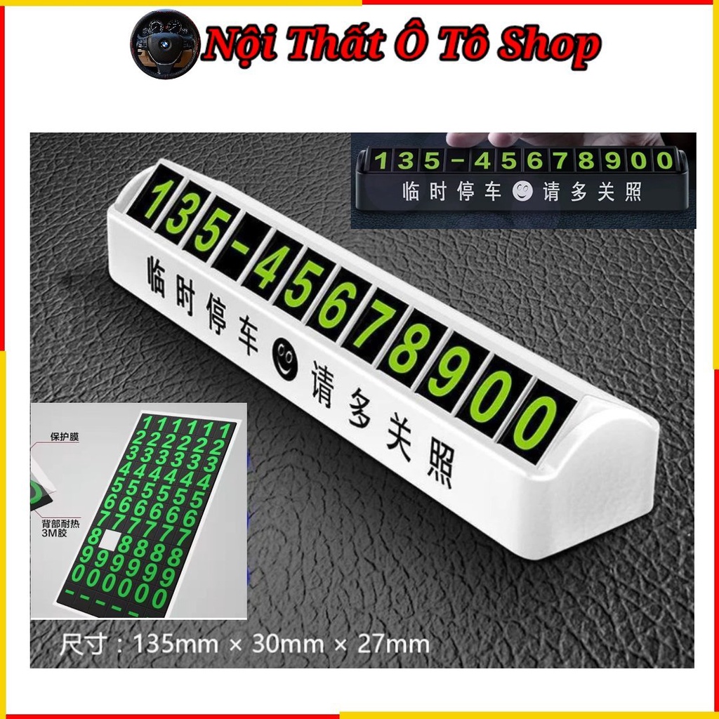 Bảng Ghi Số Điện Thoại Trên Ô Tô - Xe Hơi Khi Dừng Đỗ Và Gắn Tablo - Nội Thất Phụ Kiện Chính Hãng - Nội Thất Ô Tô Shop